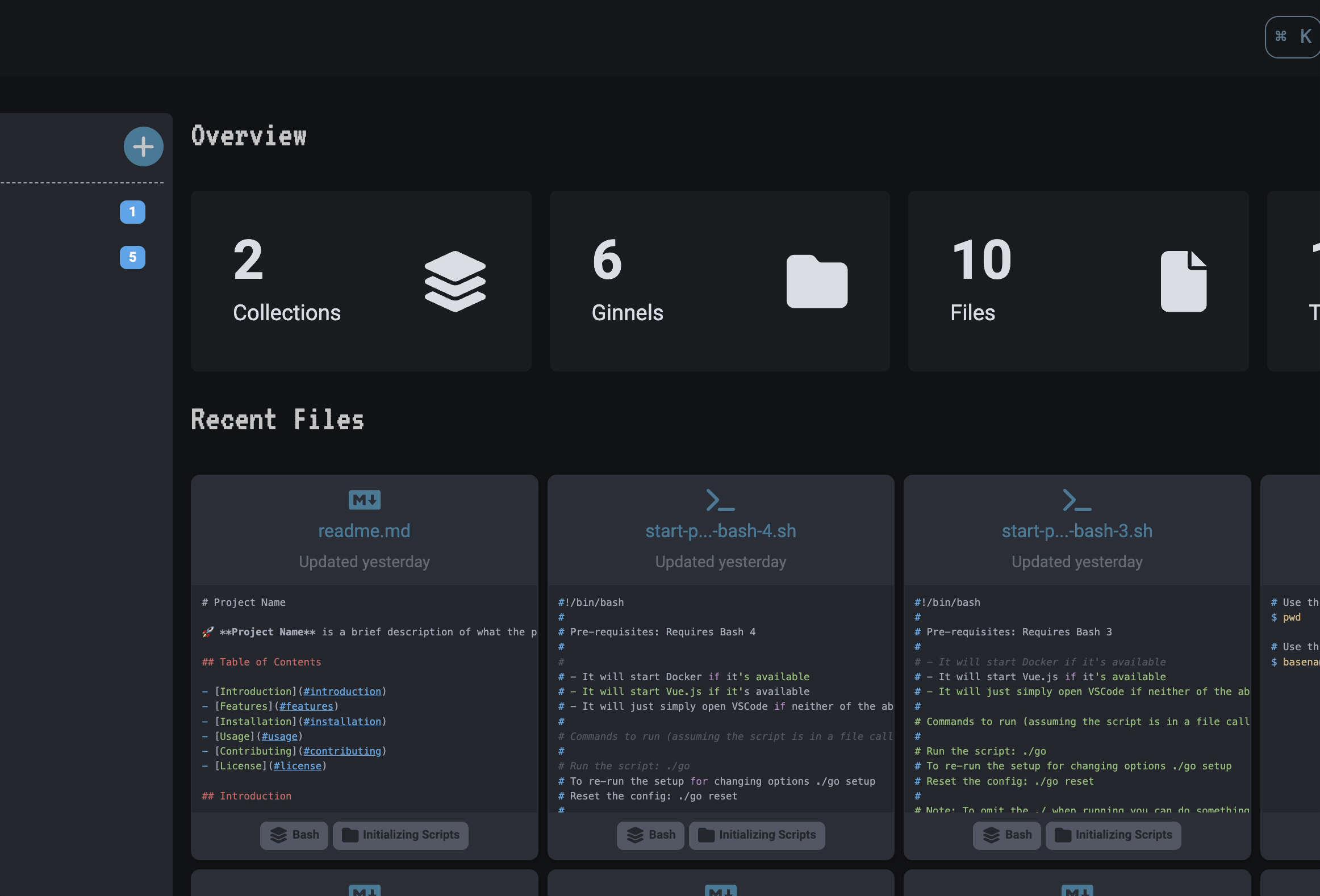 Download your projects